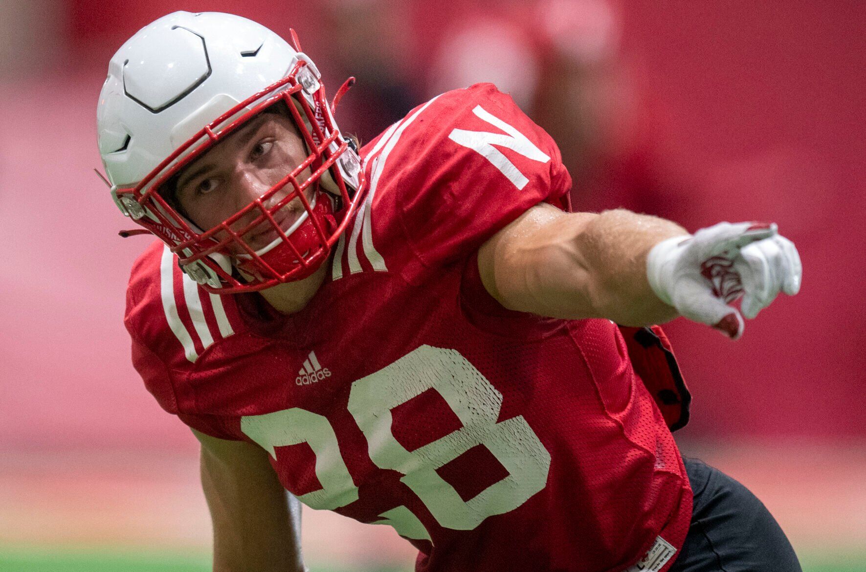 NU football practice, 8.1